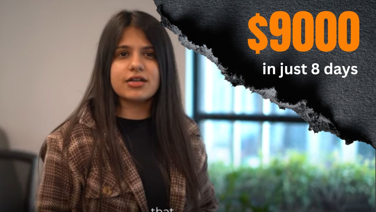 $9,000 in Just 8 Days